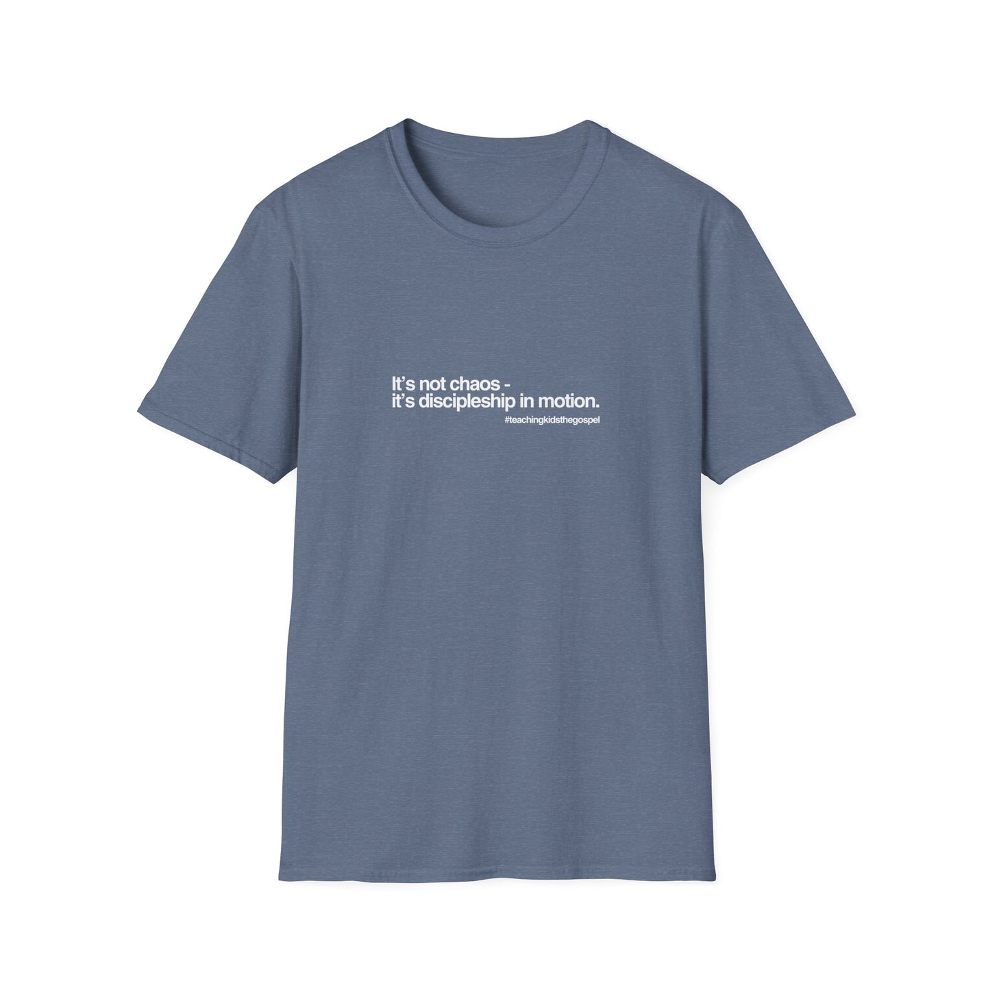 Discipleship in Motion – KidMin Softstyle Ministry Tee - Unisex Softstyle T-Shirt - Children's Ministry - Sunday School