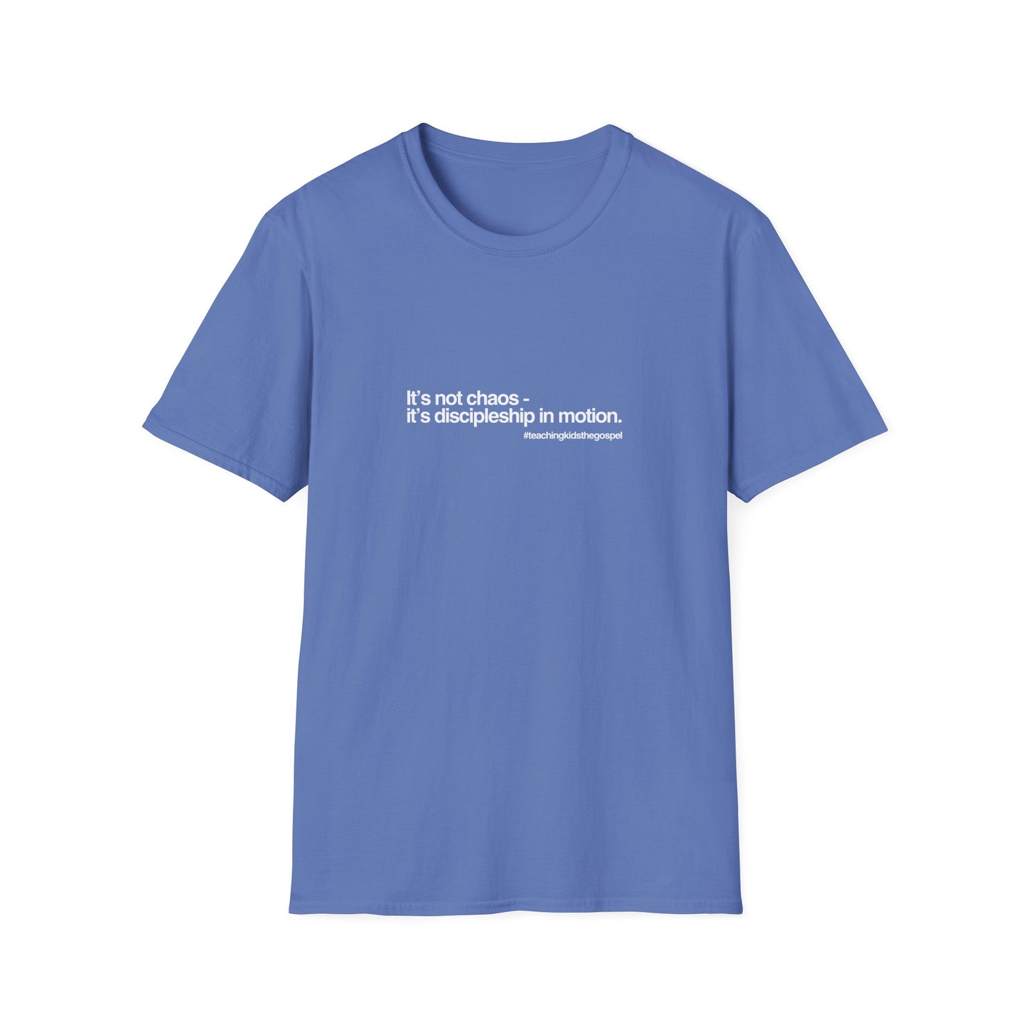Discipleship in Motion – KidMin Softstyle Ministry Tee - Unisex Softstyle T-Shirt - Children's Ministry - Sunday School