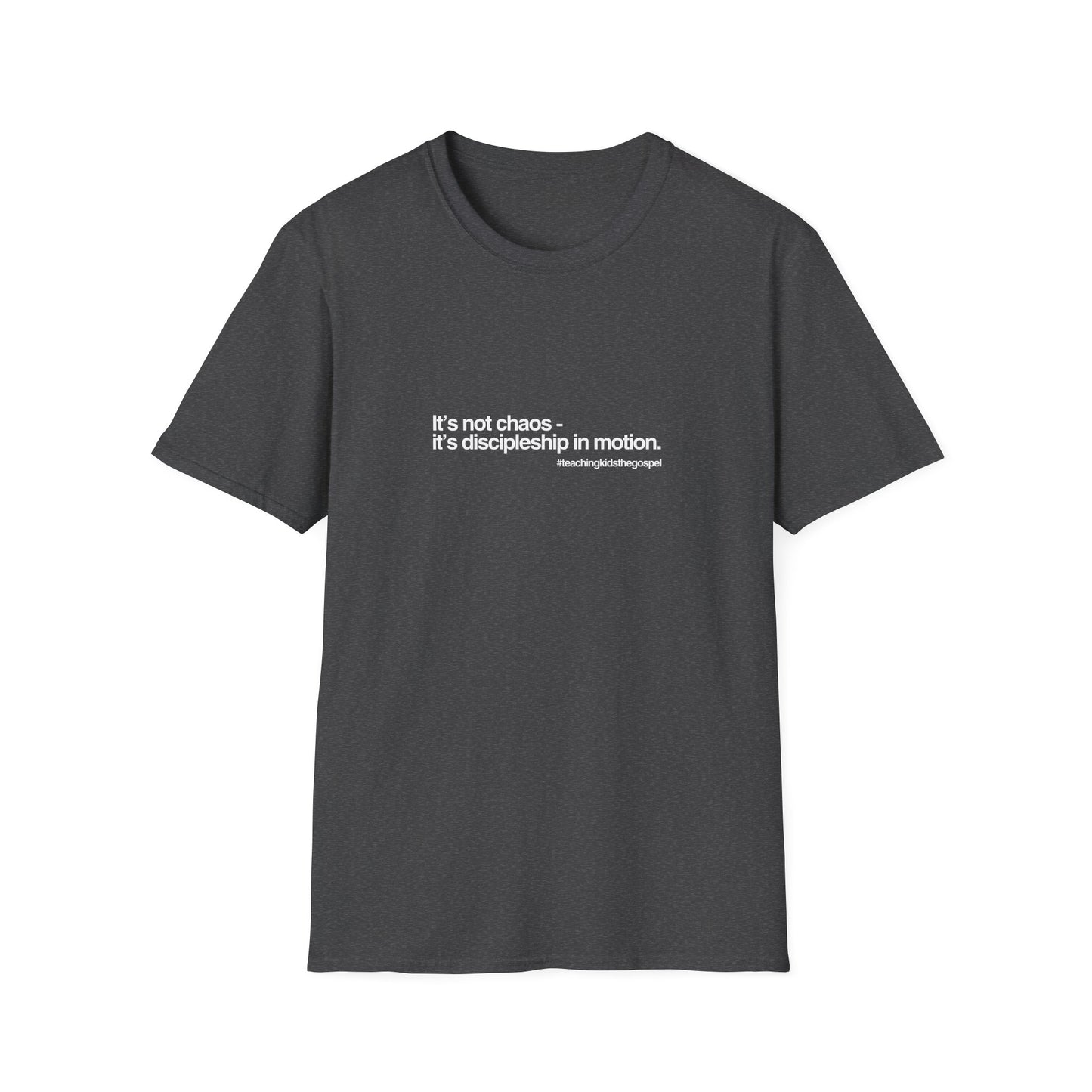 Discipleship in Motion – KidMin Softstyle Ministry Tee - Unisex Softstyle T-Shirt - Children's Ministry - Sunday School