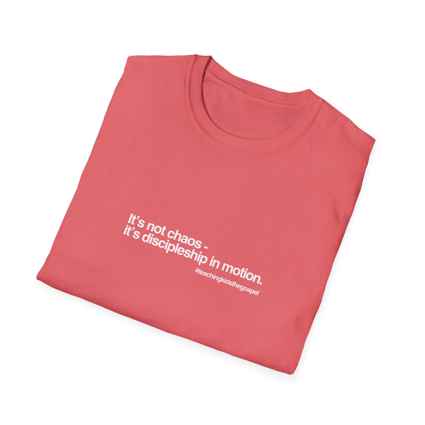 Discipleship in Motion – KidMin Softstyle Ministry Tee - Unisex Softstyle T-Shirt - Children's Ministry - Sunday School