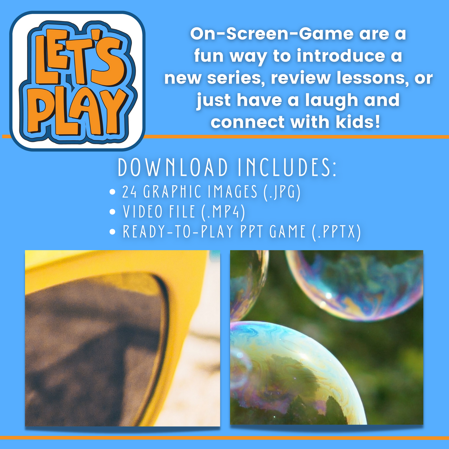 Summer Fun - What's the Pic? - On Screen Game for Children's Ministry (download only)