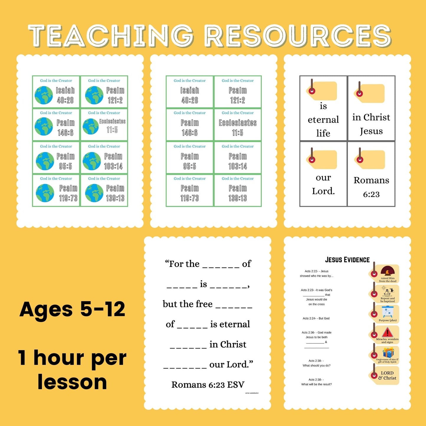New Year New Life - 4-Week Bible Lessons for ages 5-12