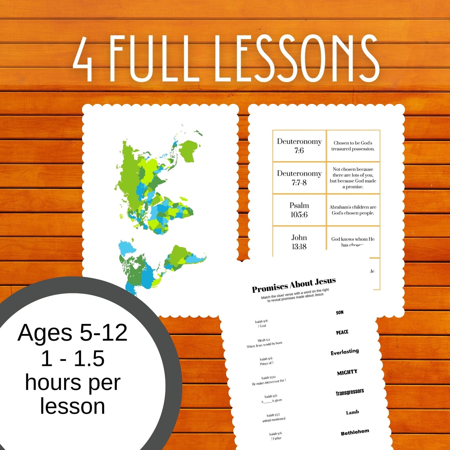 More Faith Less Fear: 4-Week Bible Lesson Series
