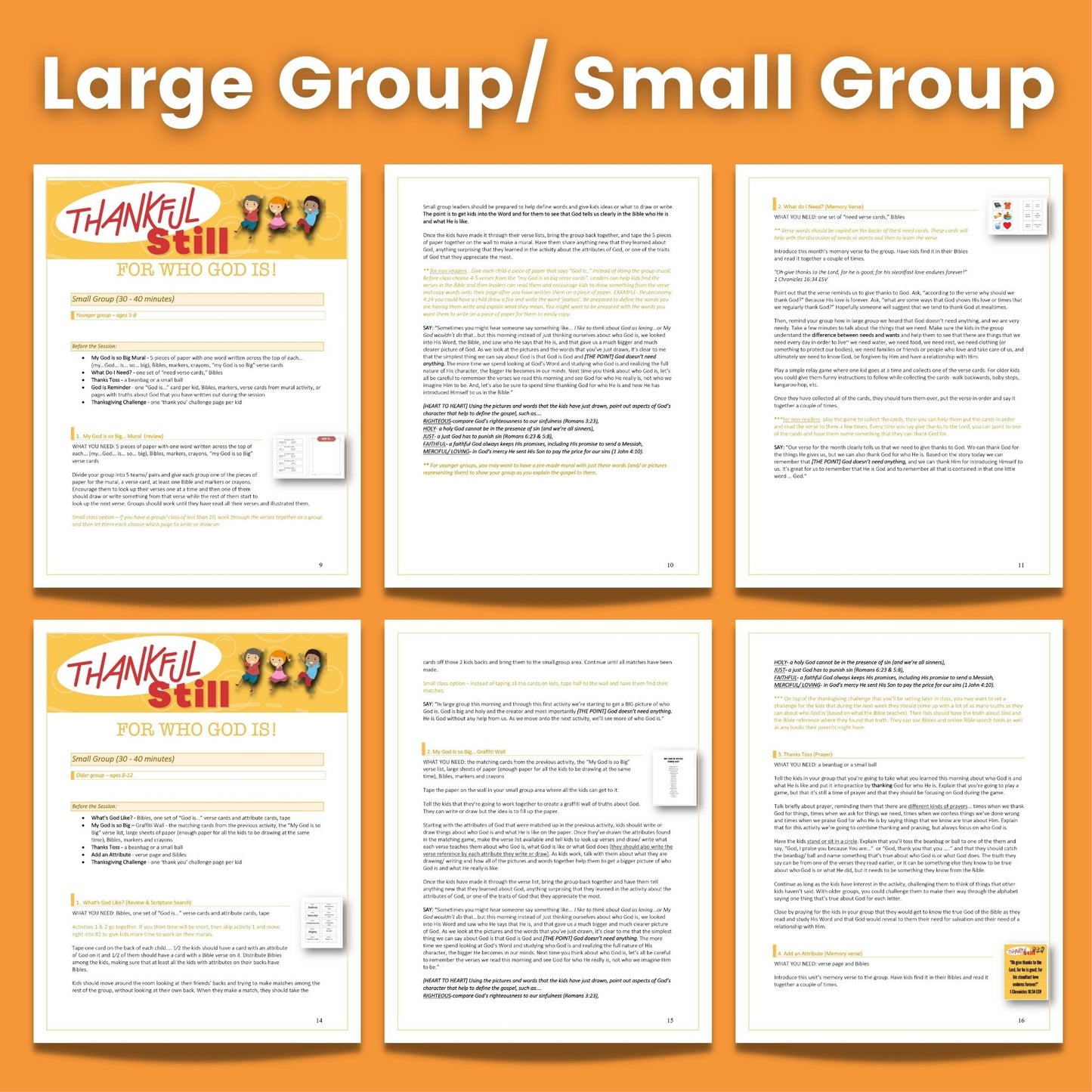 Thankful Still: 4-Week Sunday School Curriculum (download only)