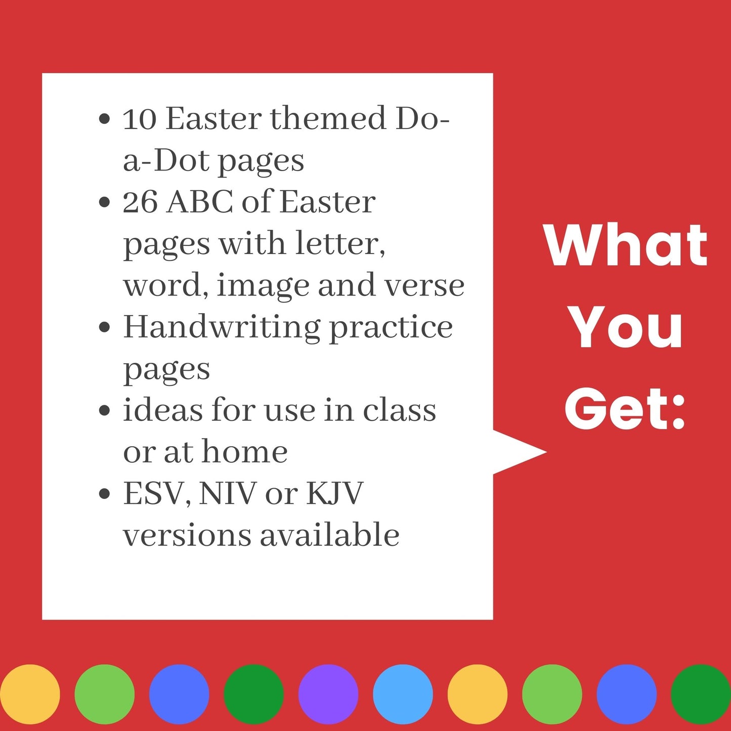 C is for Cross - Printable Easter Activity Book