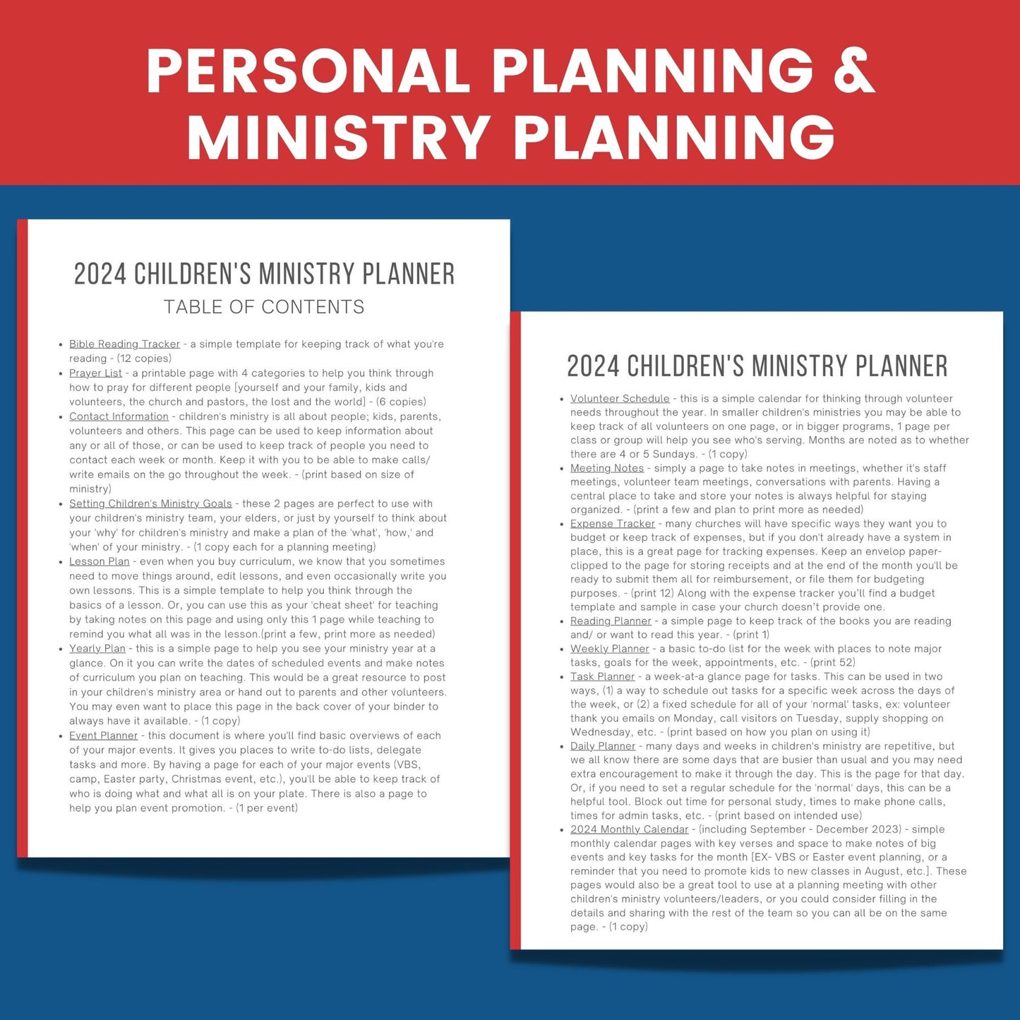 2025 Children's Ministry Planner (download)