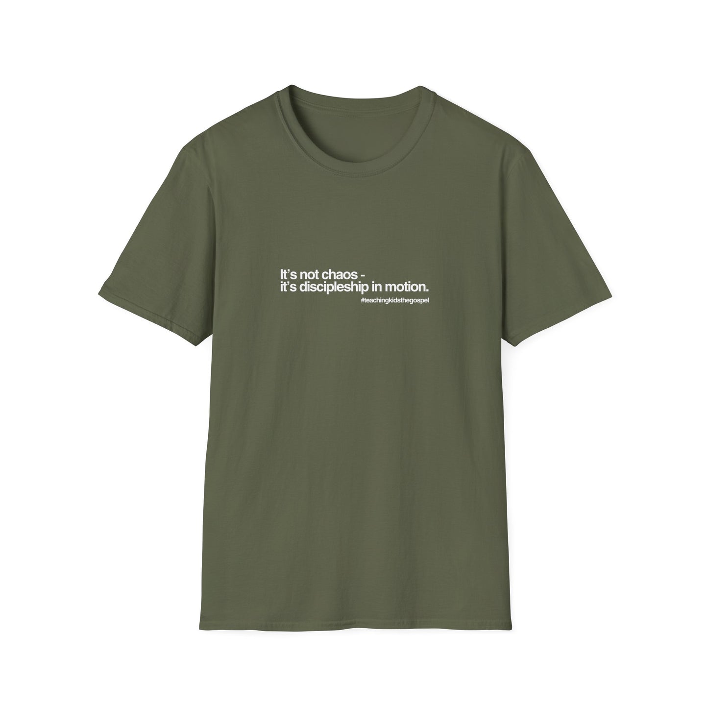 Discipleship in Motion – KidMin Softstyle Ministry Tee - Unisex Softstyle T-Shirt - Children's Ministry - Sunday School