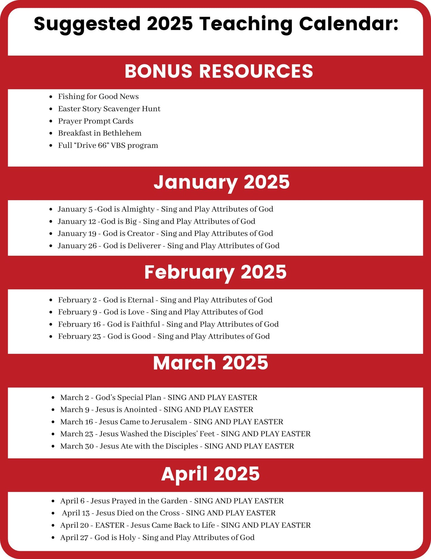 2025 52-Week Bundle - Preschool Curriculum Bundle