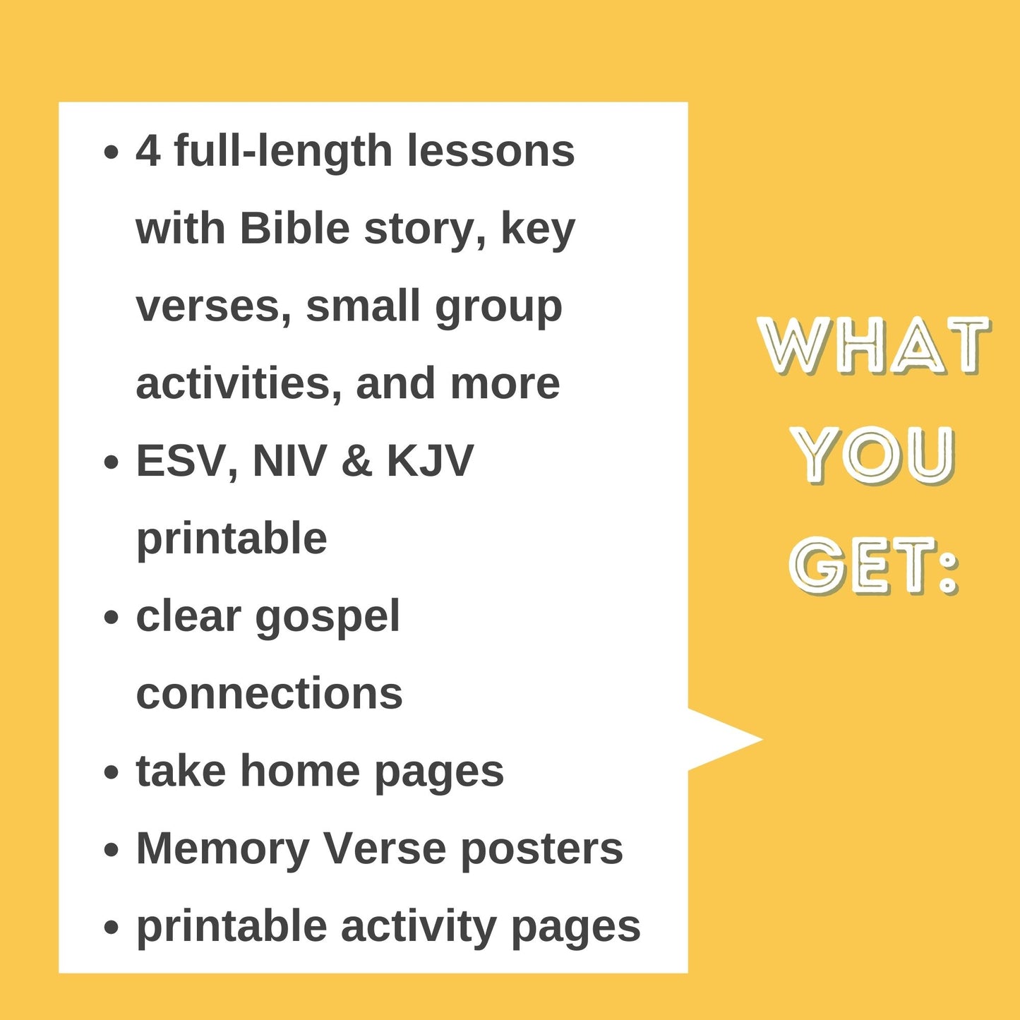 New Year New Life - 4-Week Bible Lessons for ages 5-12