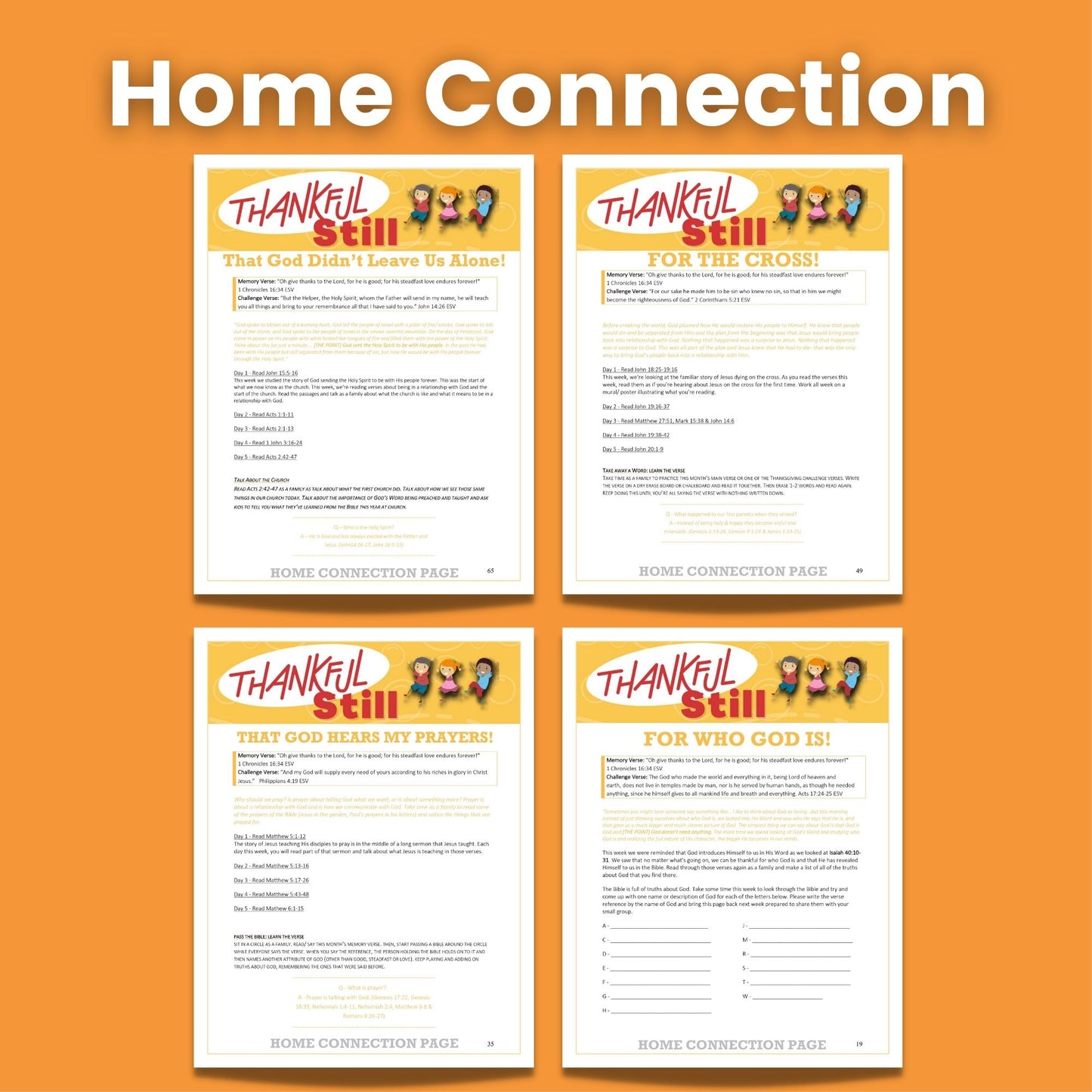 Thankful Still: 4-Week Sunday School Curriculum (download only)