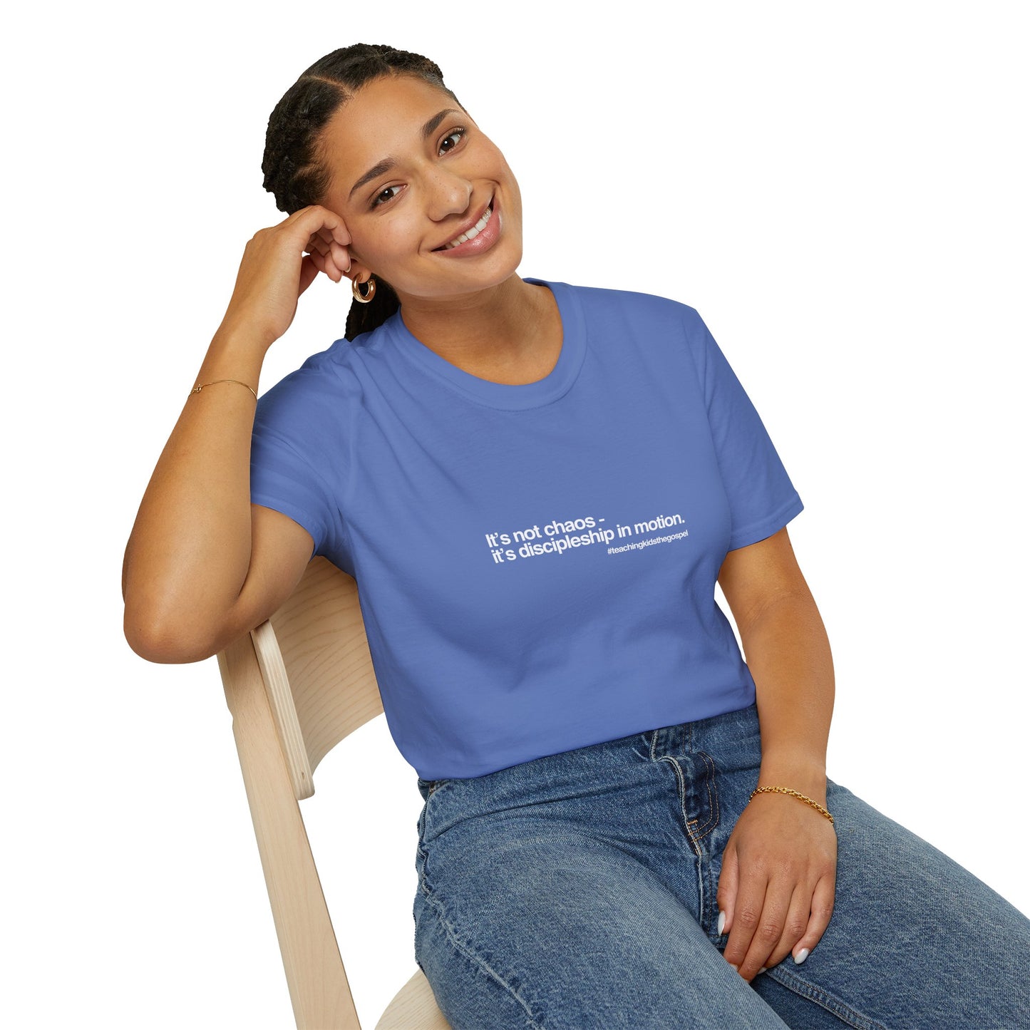 Discipleship in Motion – KidMin Softstyle Ministry Tee - Unisex Softstyle T-Shirt - Children's Ministry - Sunday School