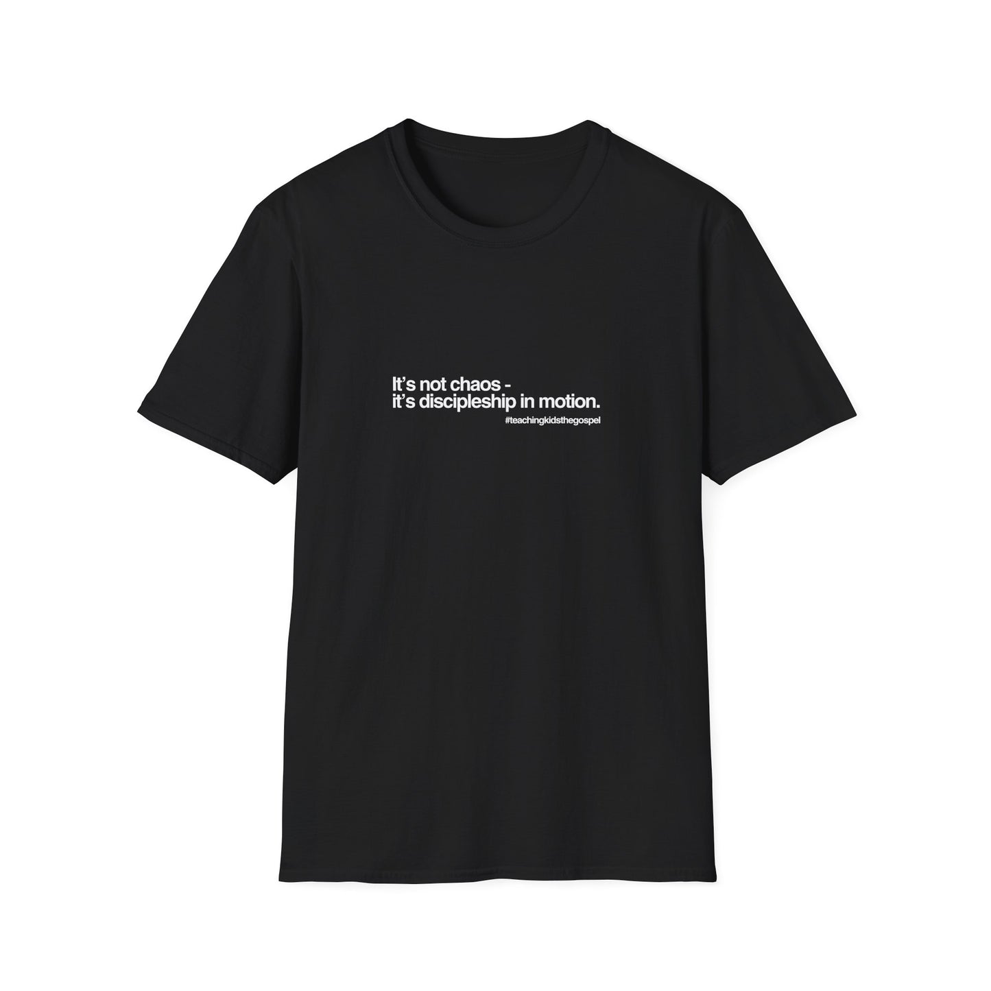 Discipleship in Motion – KidMin Softstyle Ministry Tee - Unisex Softstyle T-Shirt - Children's Ministry - Sunday School