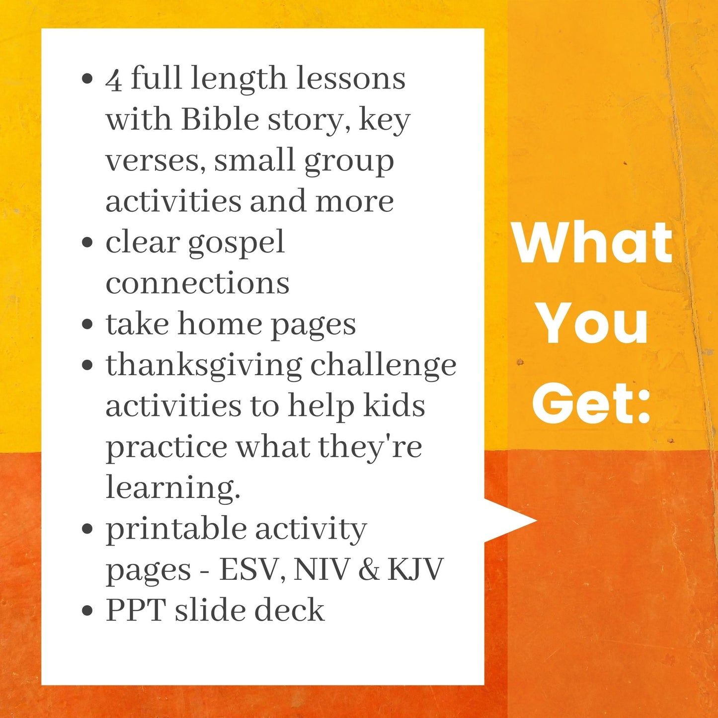 Thankful Still: 4-Week Sunday School Curriculum (download only)