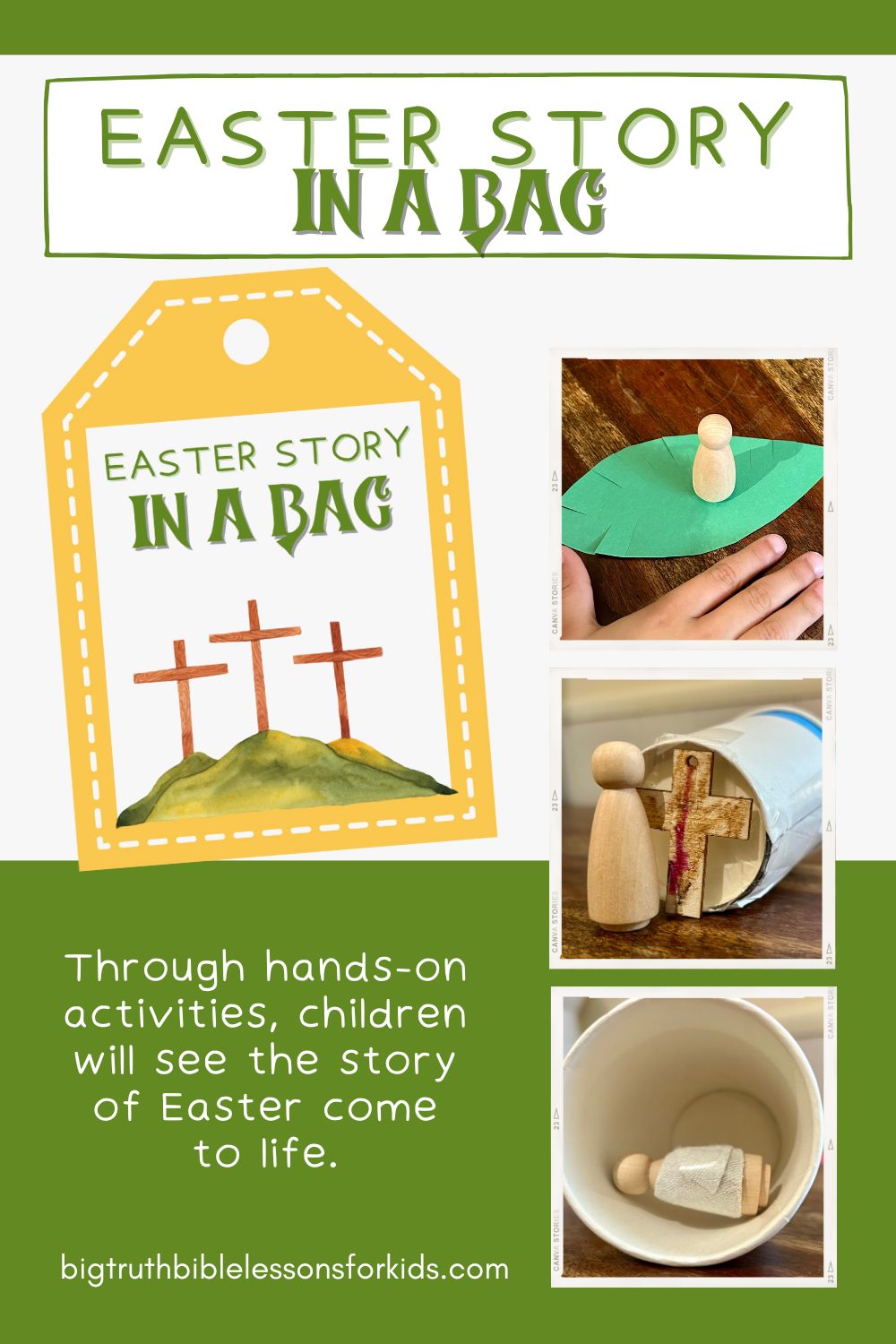 Easter Story in a Bag - Family Easter Activity - Easter Giveaway