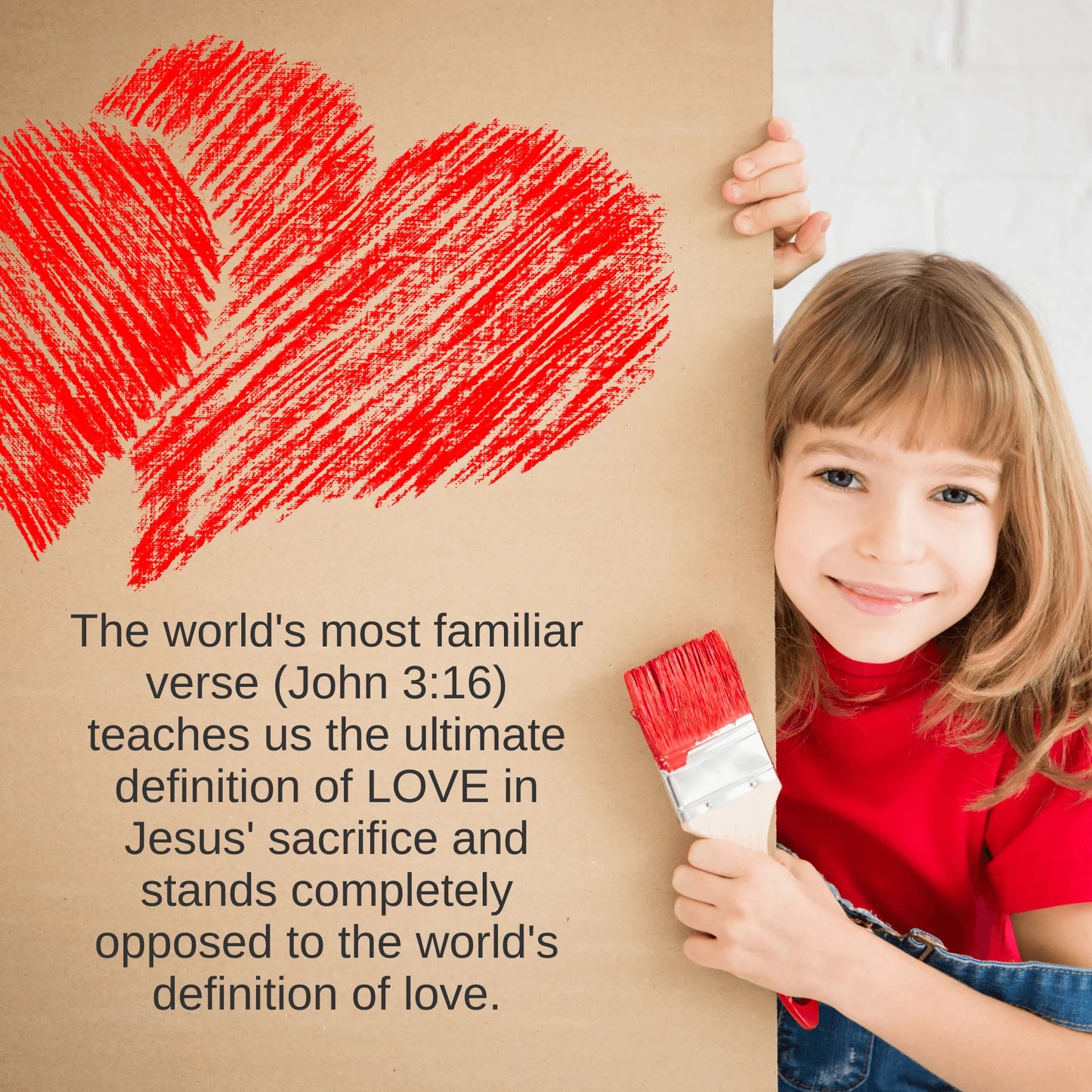 God is Love - John 3:16 - Valentine's Bible Lesson for ages 5-11 (download only)