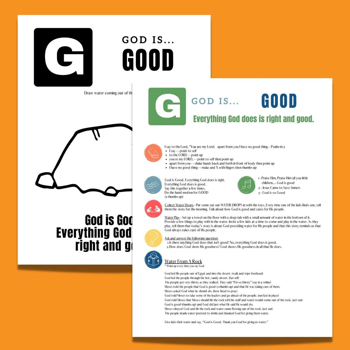 Sing and Play Attributes of God - 26 Bible Lessons for Preschoolers