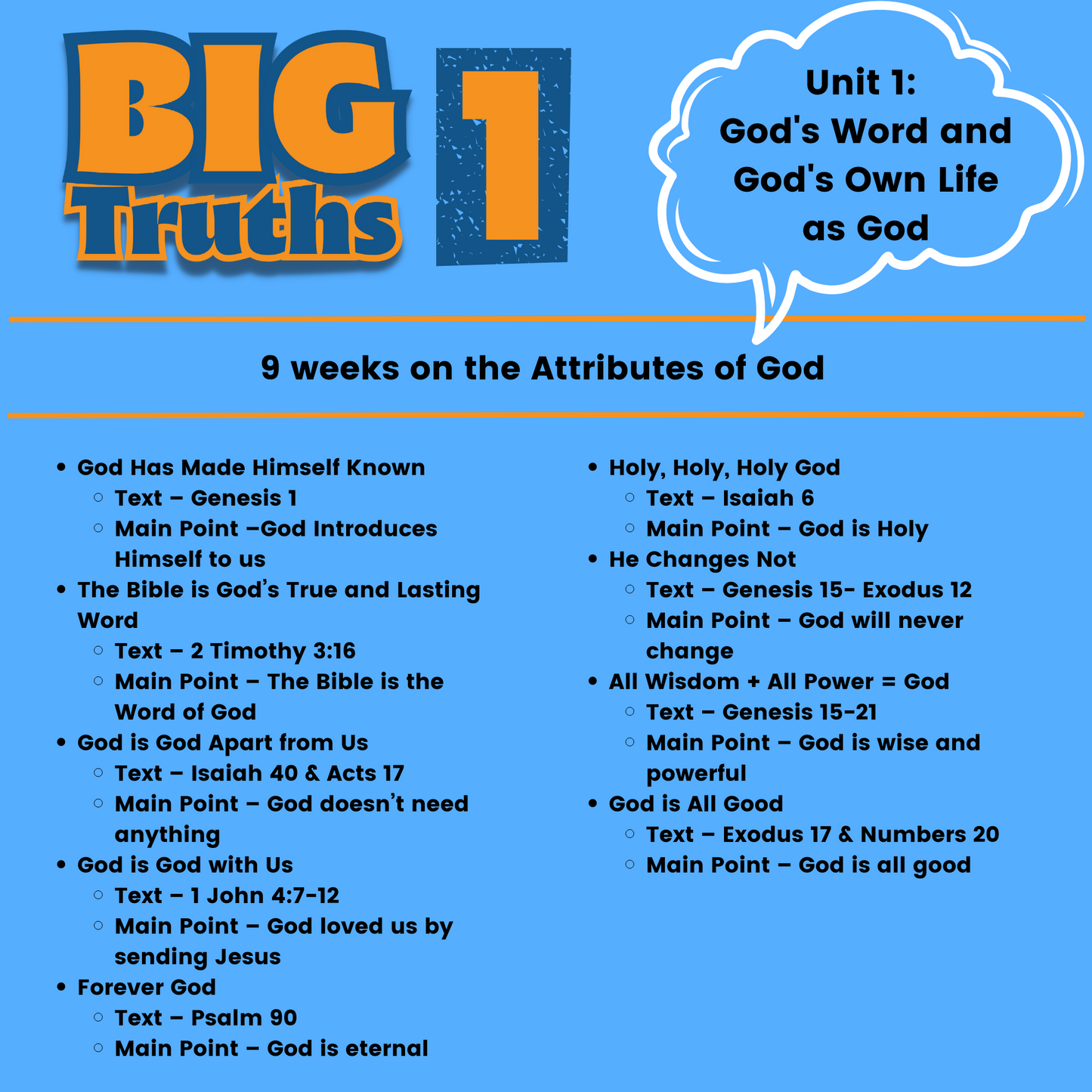 Big Truths for Young Hearts - 52-week Bible Lesson Series for Ages 5-11 (download)