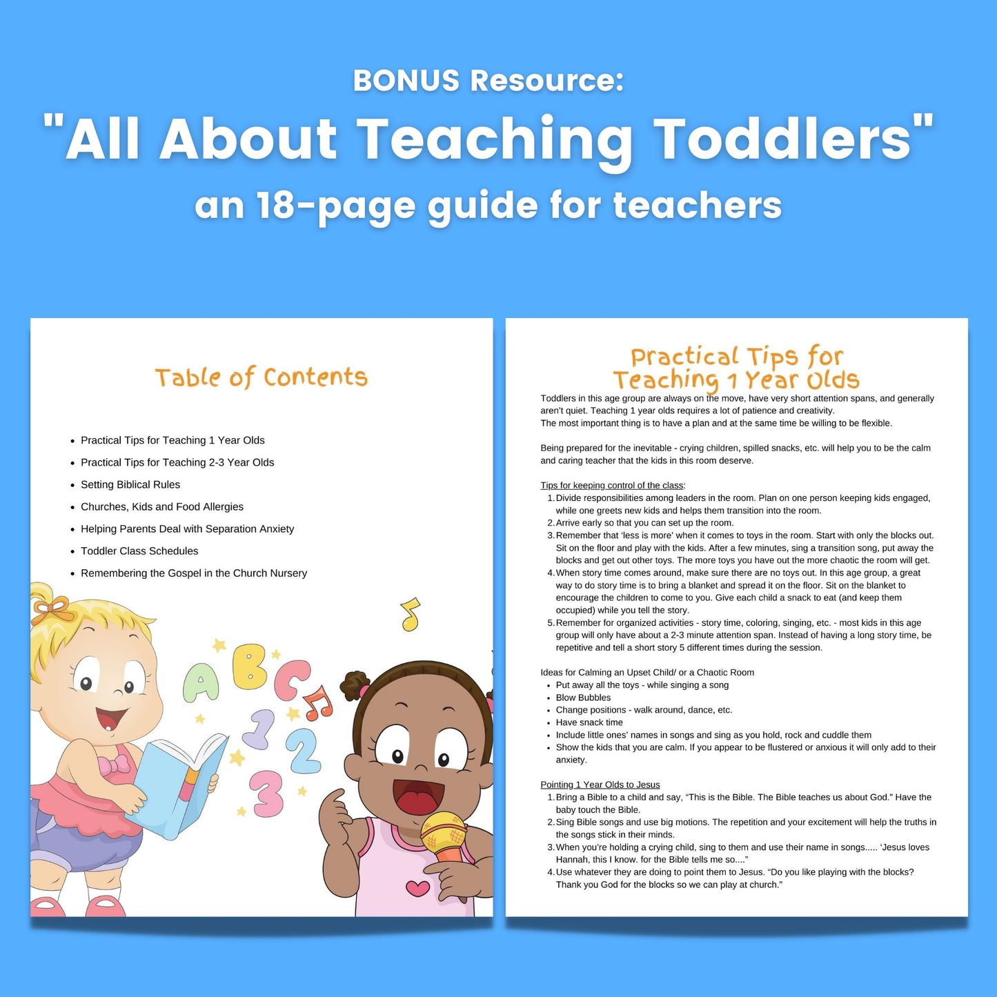 Sing and Play Attributes of God - 26 Bible Lessons for Preschoolers