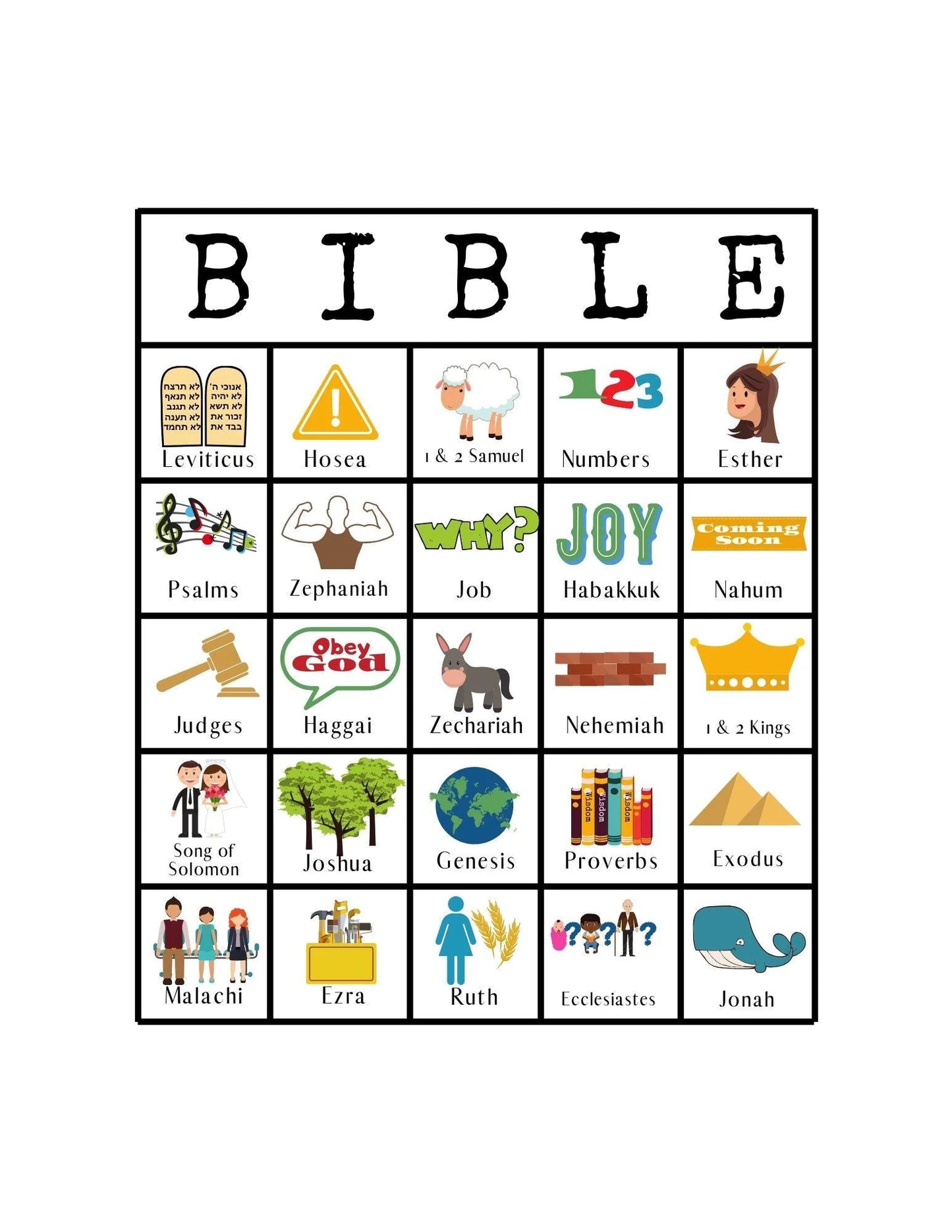 Bible Game Bundle (printable download)
