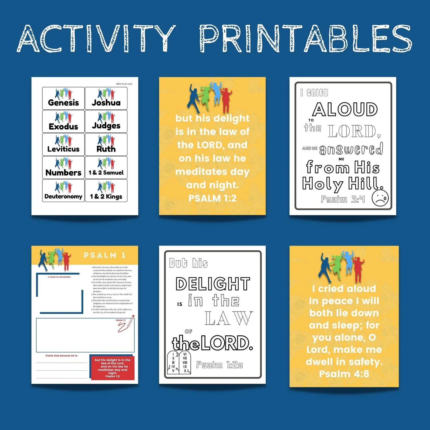 Sing! Shout! Jump! 6-Week Bible Lessons for Kids for Sunday School and Children's Ministry in the Psalms (download only)