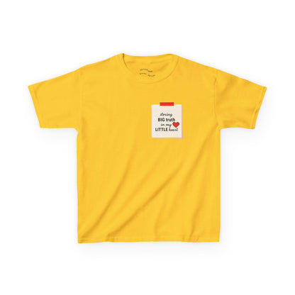 Storing Big Truth in My Little Heart – Kids Bible Memory Tee- Sunday School -  Kids T-Shirt, Sweet Gift for Kids, Cute Family Outfits, Everyday Comfort Wear