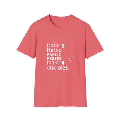 Making Disciples – KidMin Softstyle Volunteer Tee - Children's Ministry Volunteer Shirt
