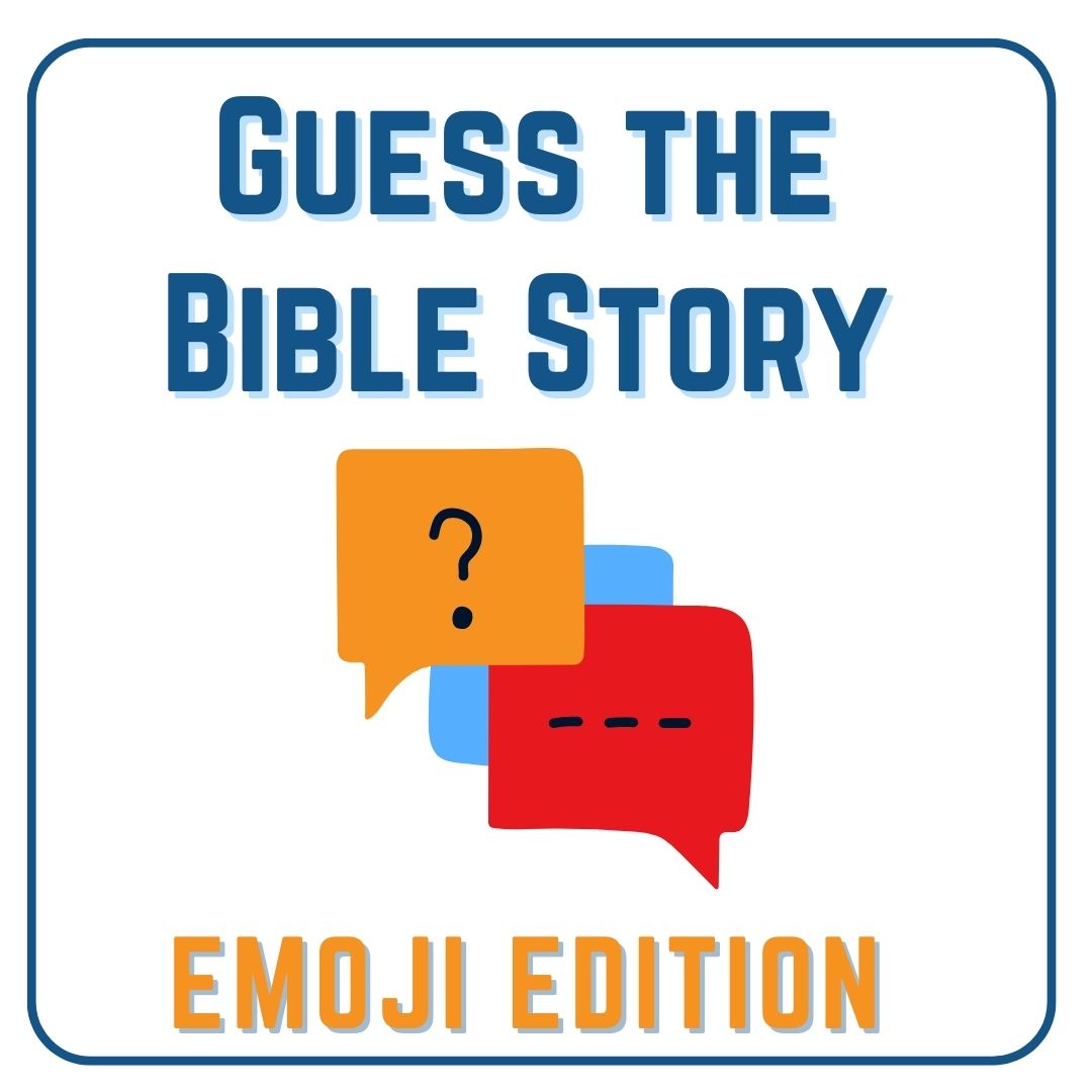 Guess the Emoji Bible Story - On Screen Game for Children's Ministry (download only)