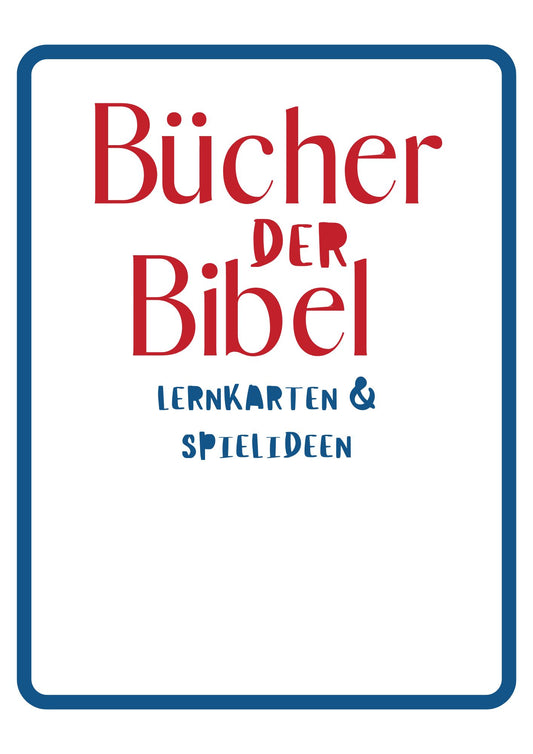 German Books of the Bible Cards