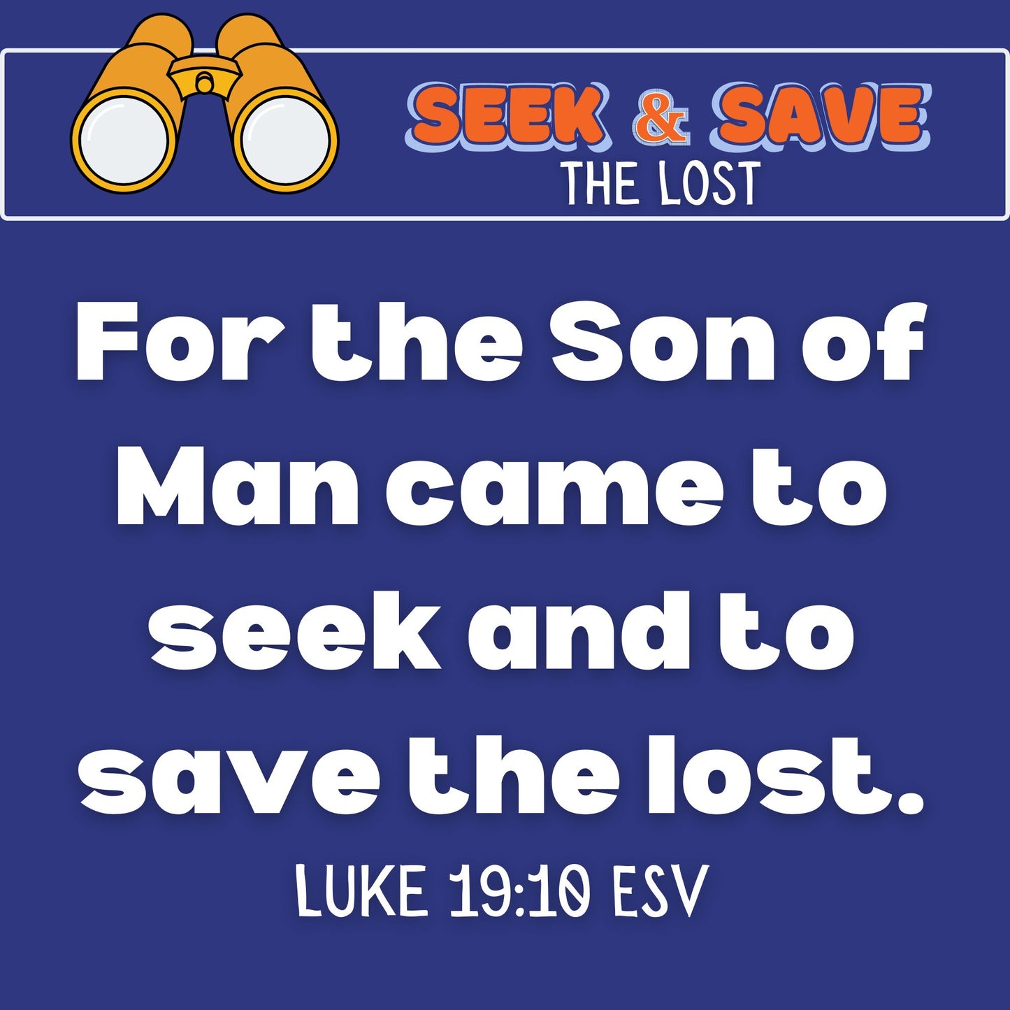 Seek and Save the Lost - 36 weeks - Bible Lessons on the Book of Luke - ages 5-12 - (download only)