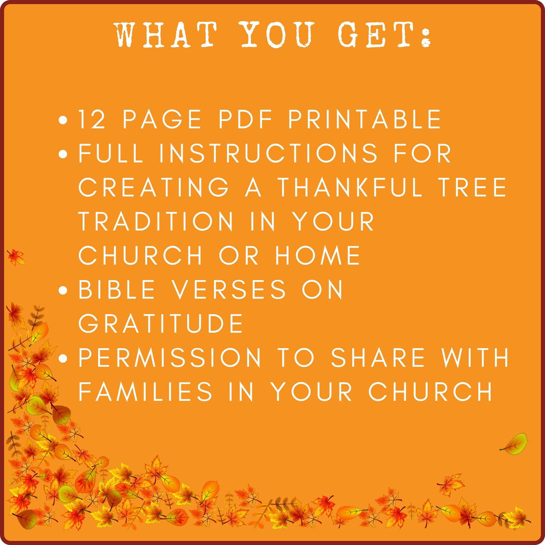 The Thankful Tree Tradition Printables (download only) – Big Truth ...