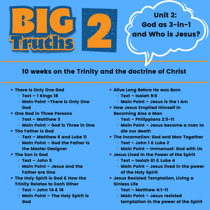 God is Three in One -Bible lesson on the Trinity for Ages 5-11 (download)