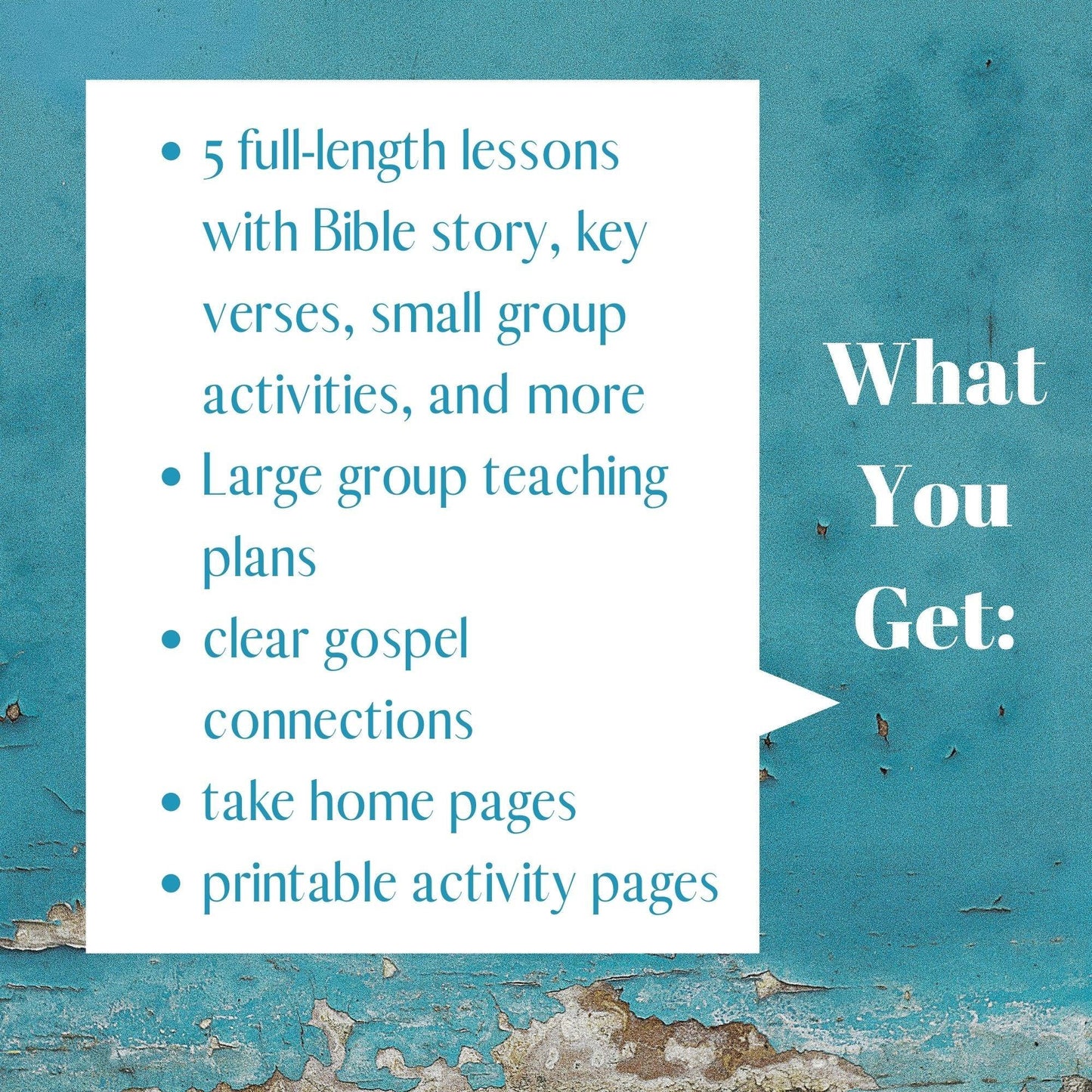 Back to Basics: 5-Week Children's Ministry Curriculum
