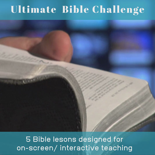 Ultimate Bible Challenge - 5-week Gameshow Style Bible Lessons (download only)