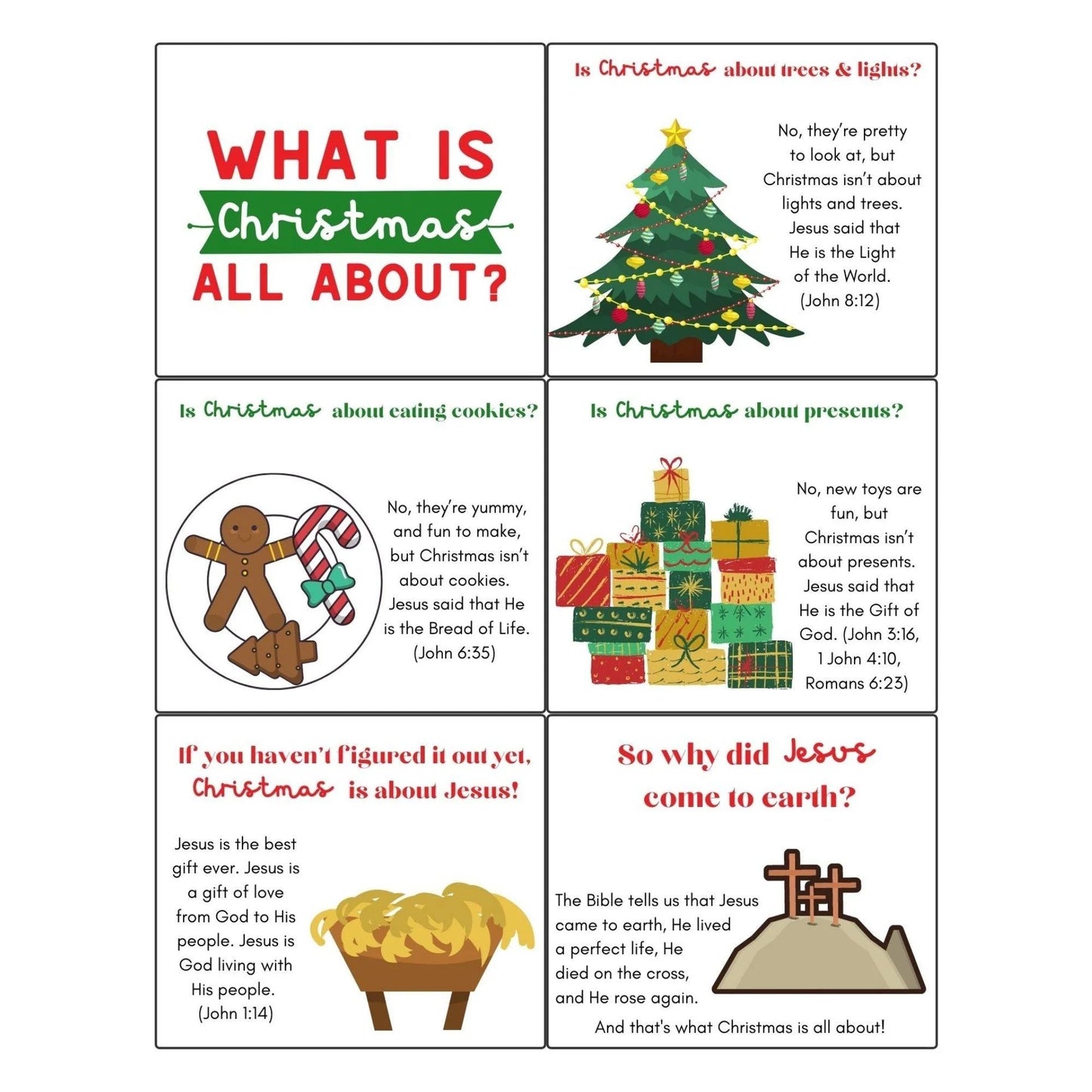 What is Christmas All About? - Gospel Coloring Book (download only)