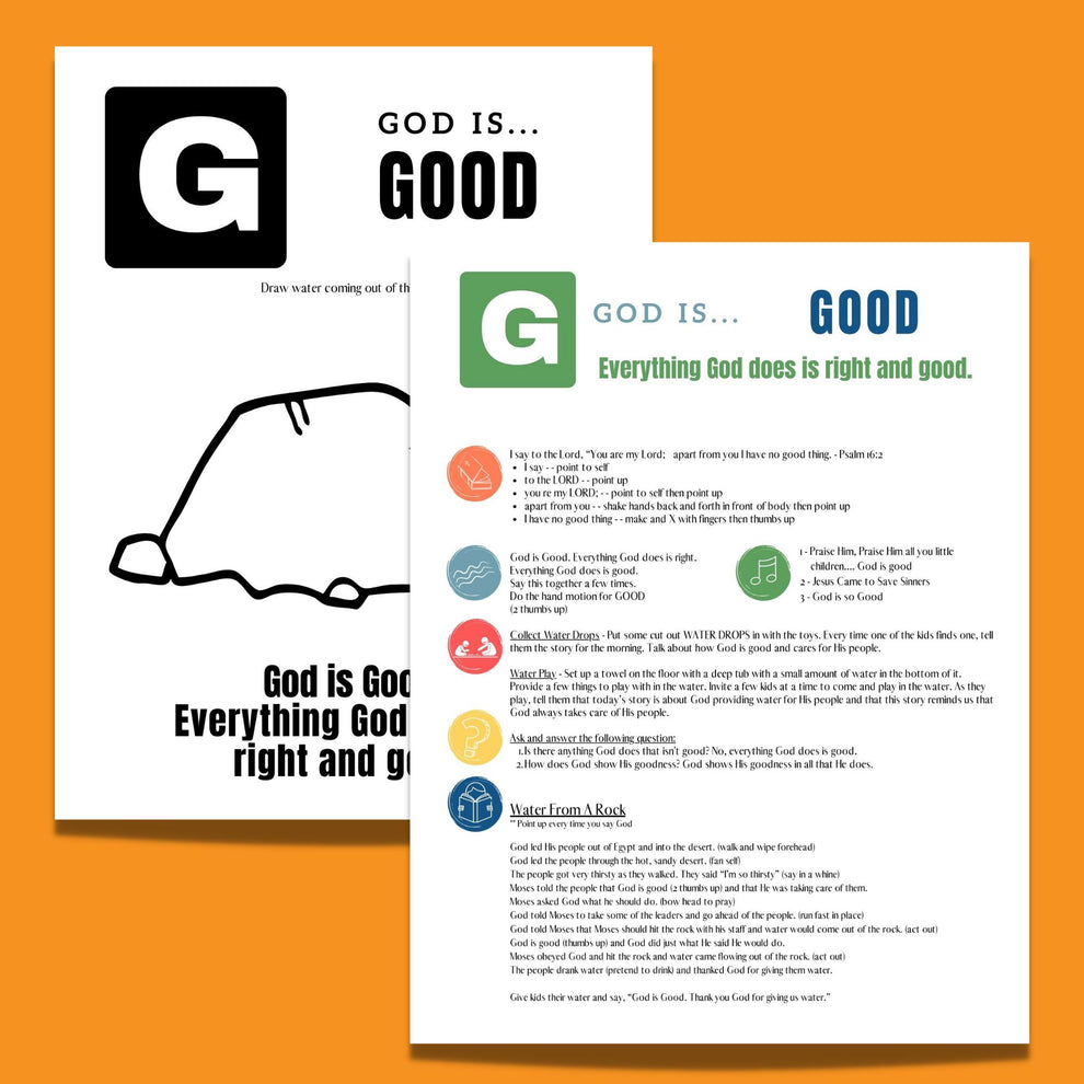 Sing and Play Attributes of God - 26 Bible Lessons for Preschoolers ...
